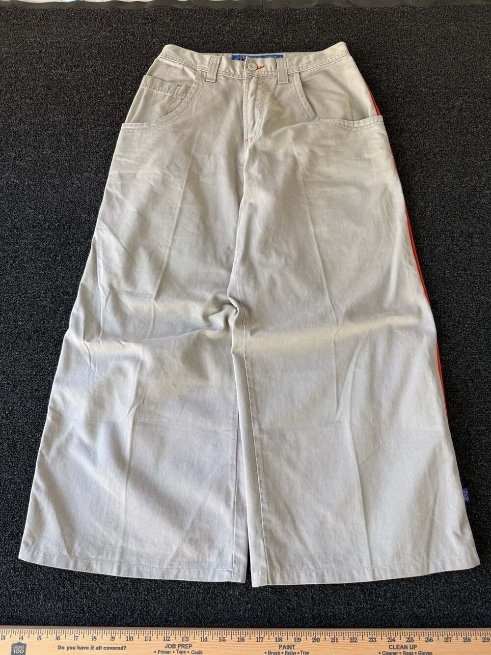 JNCO Jeans Scoop Wide Leg Pants Tan Size 30x30
